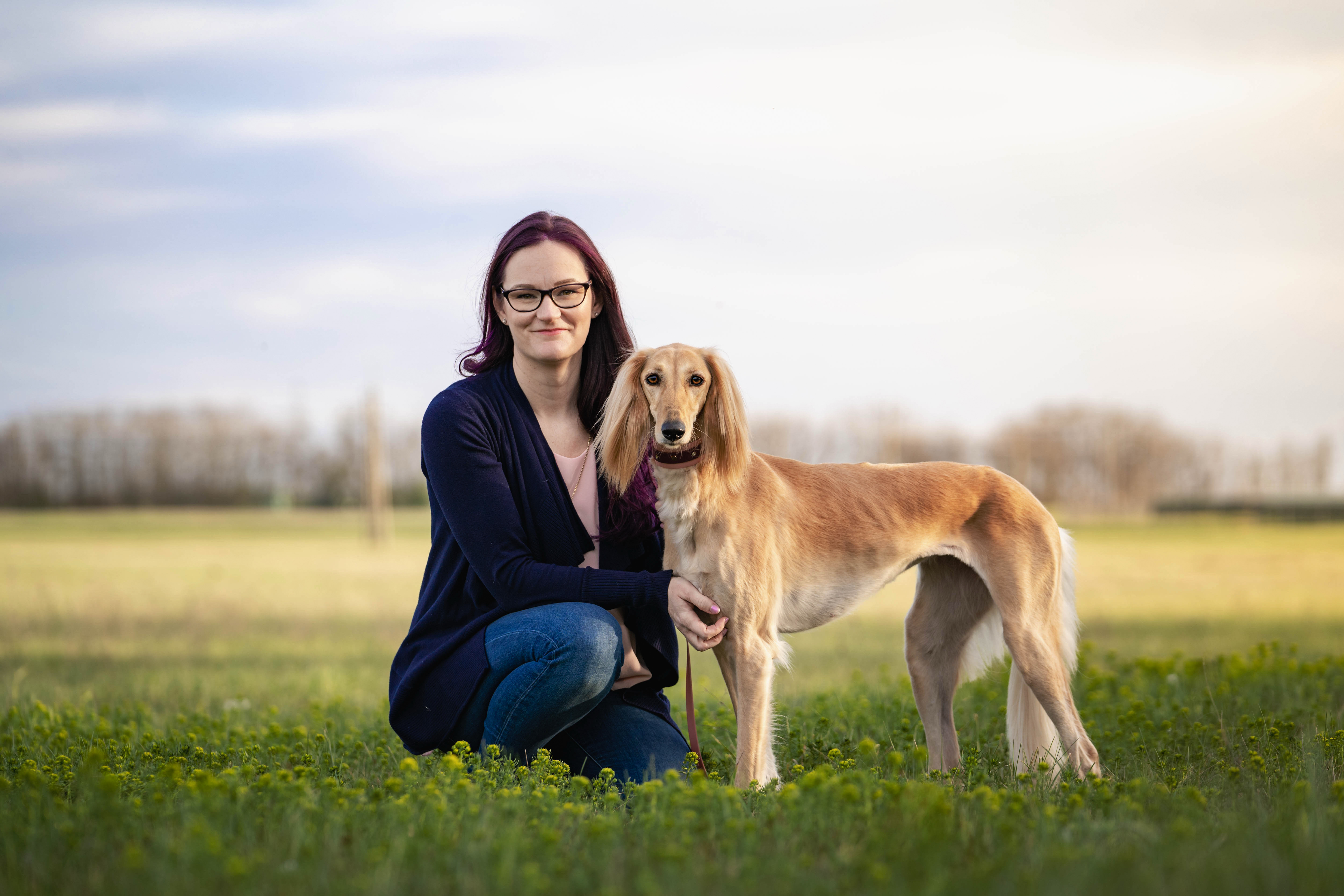 Tulajdonos a kutyával, Nalával